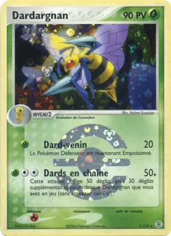 Carte Pokémon Dardargnan 1