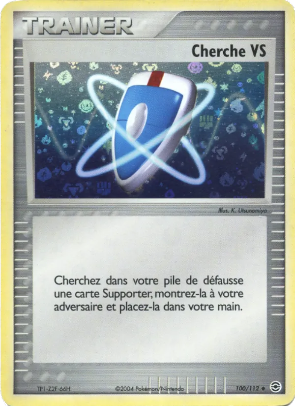 Carte Pokémon Cherche VS 100/112 de l'extension EX Rouge Feu & Vert Feuille