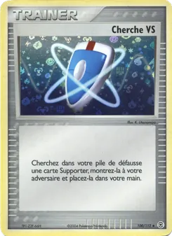 Carte Pokémon Cherche VS 100 — EX Rouge Feu & Vert Feuille
