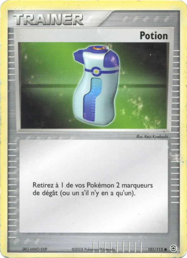 Carte Pokémon Potion 101/112 de l'extension EX Rouge Feu & Vert Feuille