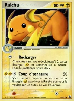 Carte Pokémon Raichu 12
