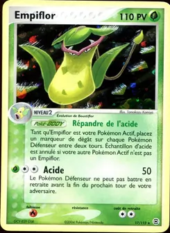 Carte Pokémon Empiflor 17 — EX Rouge Feu & Vert Feuille
