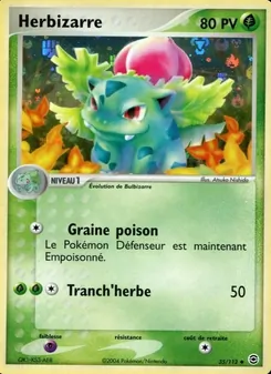 Carte Pokémon Herbizarre 35 — EX Rouge Feu & Vert Feuille