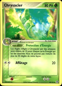 Carte Pokémon Chrysacier 39 — EX Rouge Feu & Vert Feuille
