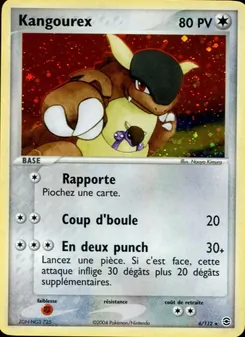 Carte Pokémon Kangourex 6