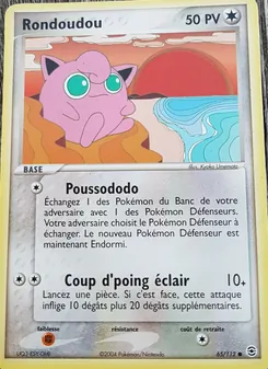 Carte Pokémon Rondoudou 65 — EX Rouge Feu & Vert Feuille