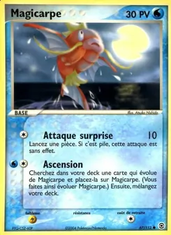 Carte Pokémon Magicarpe 67 — EX Rouge Feu & Vert Feuille