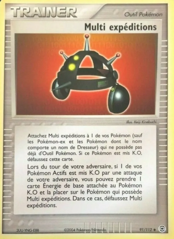 Carte Pokémon Multi expédition 91/112 de l'extension EX Rouge Feu & Vert Feuille