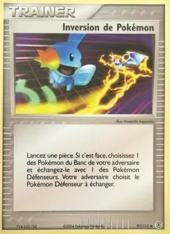 Carte Pokémon Inversion de Pokémon 97 — EX Rouge Feu & Vert Feuille