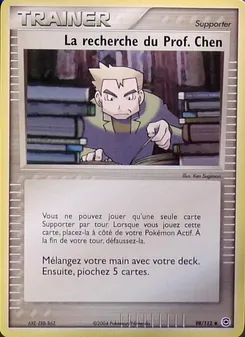 Carte Pokémon La recherche du Prof. Chen 98 — EX Rouge Feu & Vert Feuille