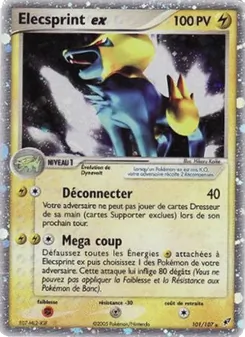 Carte Pokémon Elecsprint ex 101 — EX Deoxys