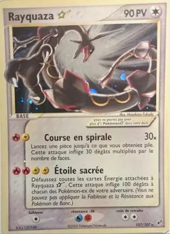 Carte Pokémon Rayquaza ☆ 107 — EX Deoxys