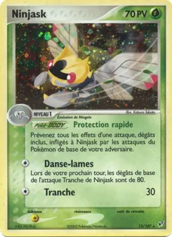 Carte Pokémon Ninjask 13 — EX Deoxys