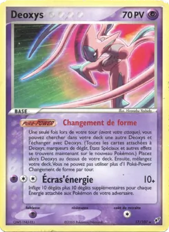Carte Pokémon Deoxys 17 — EX Deoxys