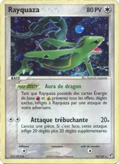 Carte Pokémon Rayquaza 22 — EX Deoxys