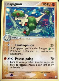Carte Pokémon Chapignon 3 — EX Deoxys