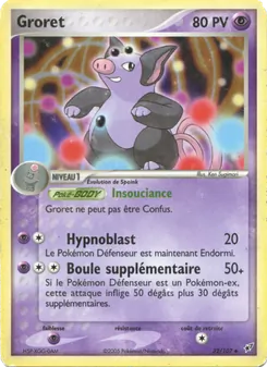 Carte Pokémon Groret 32 — EX Deoxys
