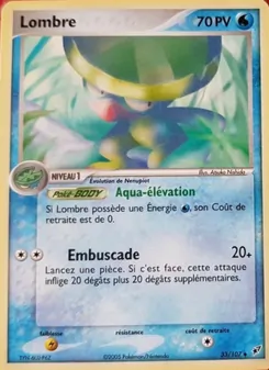 Carte Pokémon Lombre 33 — EX Deoxys