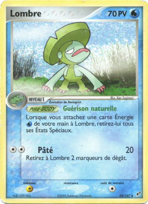 Carte Pokémon Lombre 34/107 de l'extension EX Deoxys