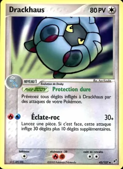 Carte Pokémon Drackhaus 45 — EX Deoxys