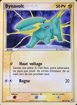 Carte Pokémon Dynavolt 59 — EX Deoxys