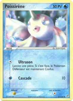 Carte Pokémon Poissirène 61 — EX Deoxys