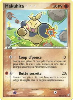 Carte Pokémon Makuhita 65 — EX Deoxys