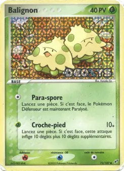 Carte Pokémon Balignon 72 — EX Deoxys
