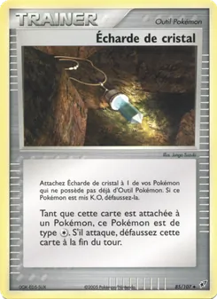 Carte Pokémon Écharde de cristal 85 — EX Deoxys