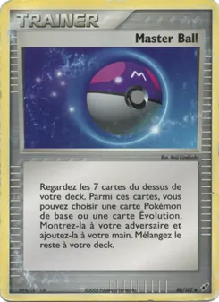 Carte Pokémon Master Ball 88 — EX Deoxys