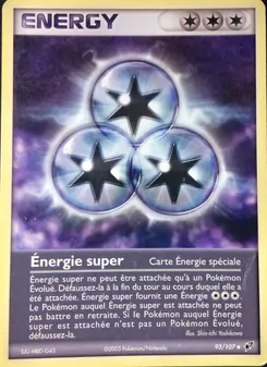 Carte Pokémon Énergie super 93 — EX Deoxys