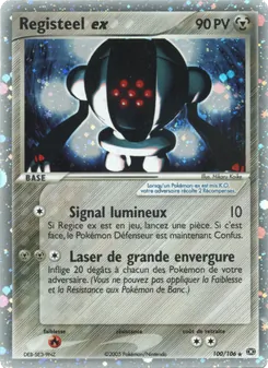 Carte Pokémon Registeel ex 100 — EX Émeraude