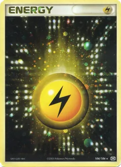 Carte Pokémon Énergie Électrique 104 — EX Émeraude