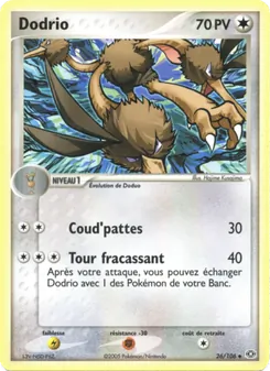 Carte Pokémon Dodrio 26 — EX Émeraude