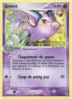 Carte Pokémon Groret 30 — EX Émeraude