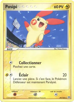 Carte Pokémon Posipi 39 — EX Émeraude
