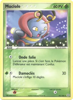 Carte Pokémon Muciole 42 — EX Émeraude