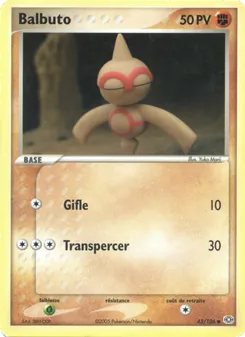 Carte Pokémon Balbuto 43 — EX Émeraude