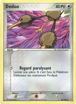 Carte Pokémon Doduo 45 — EX Émeraude