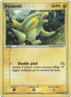 Carte Pokémon Dynavolt 47 — EX Émeraude