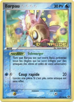 Carte Pokémon Barpau 49 — EX Émeraude
