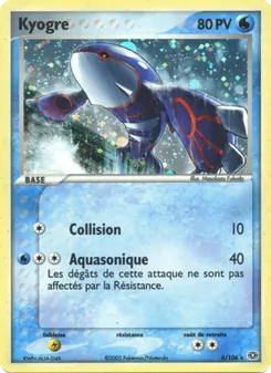 Carte Pokémon Kyogre 6 — EX Émeraude