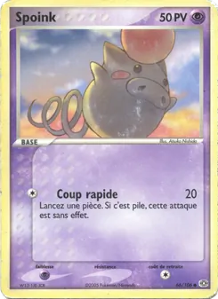 Carte Pokémon Spoink 66 — EX Émeraude