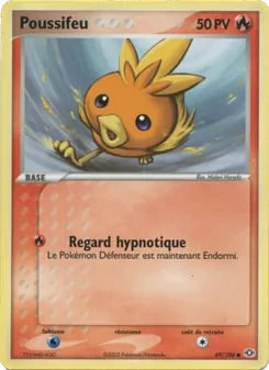Carte Pokémon Poussifeu 69 — EX Émeraude