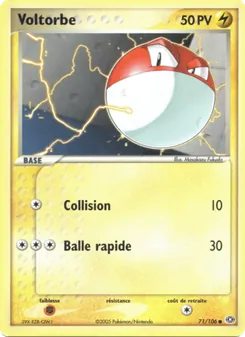 Carte Pokémon Voltorbe 71 — EX Émeraude