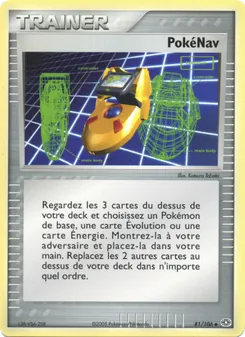 Carte Pokémon PokéNav 81 — EX Émeraude