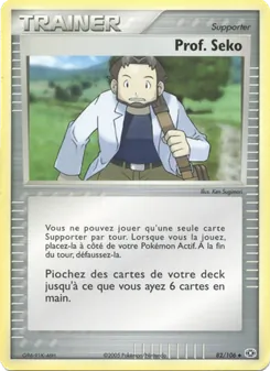 Carte Pokémon Prof. Seko 82 — EX Émeraude