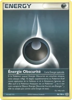 Carte Pokémon Énergie Obscurité 86 — EX Émeraude