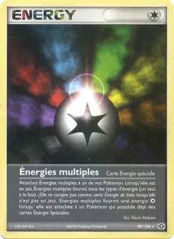 Carte Pokémon Énergies multiples 89 — EX Émeraude