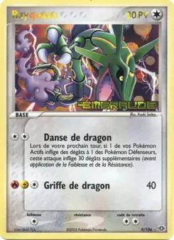 Carte Pokémon Rayquaza 9 — EX Émeraude